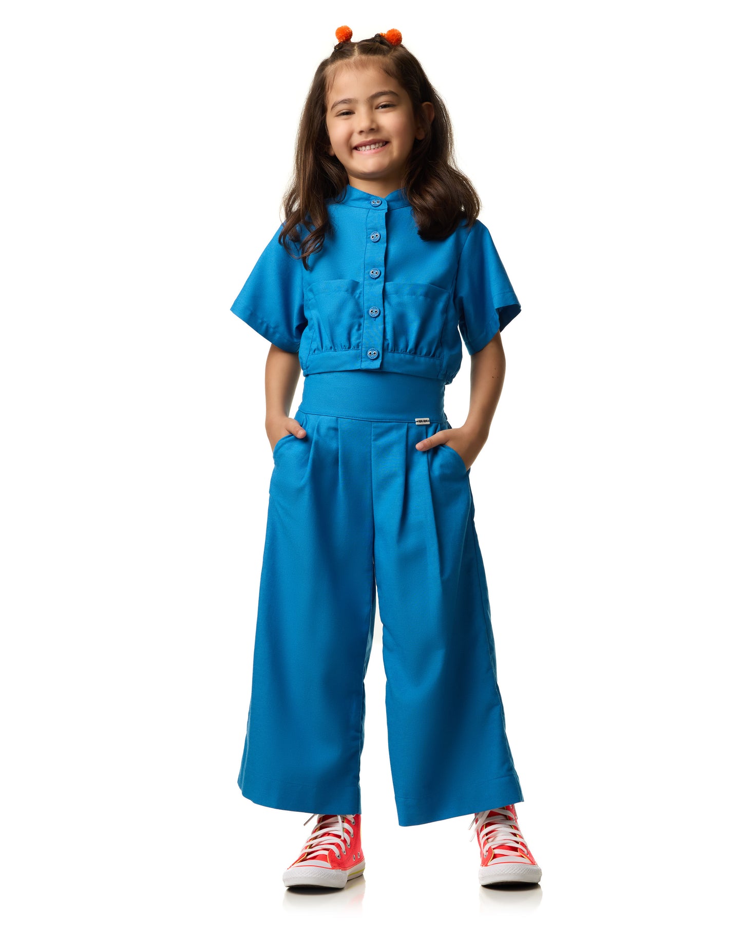 Blue Patancourt And Cropped Shirt