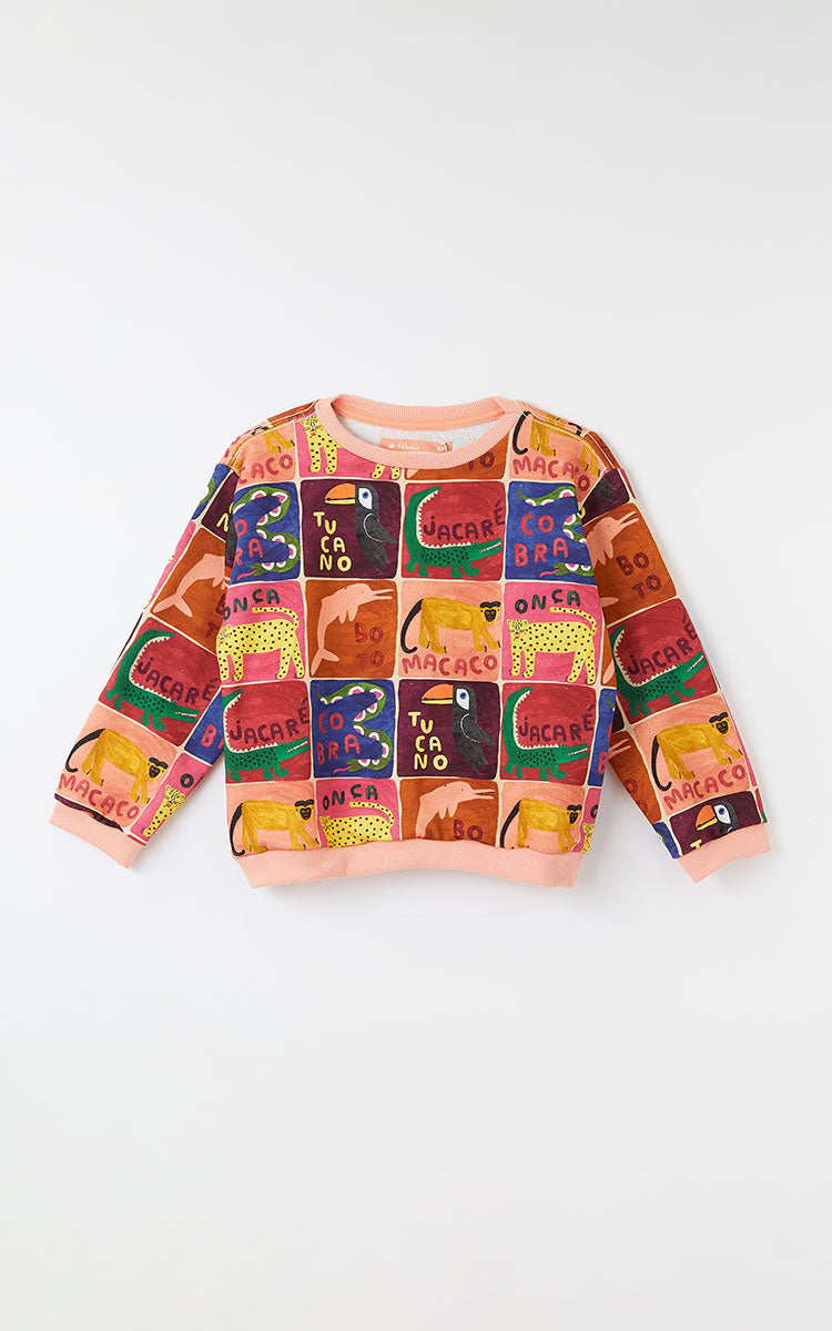 CASACO MOLETOM ANIMALIA