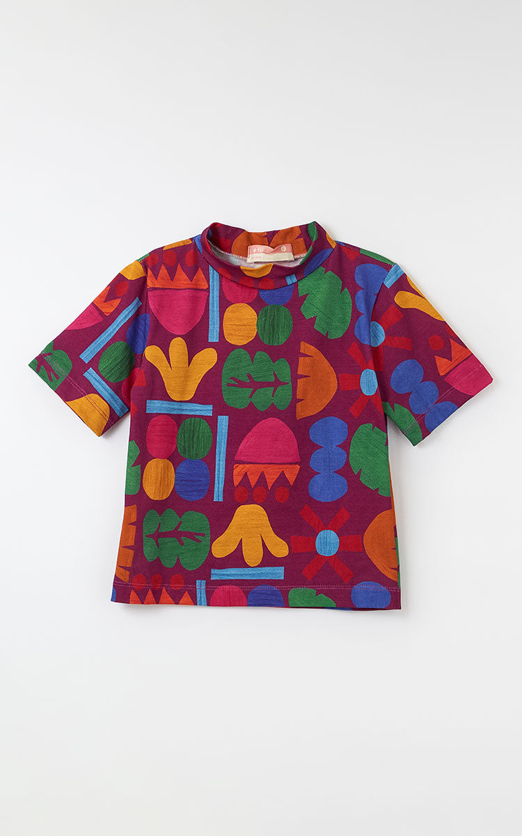 TSHIRT MALHA MAIS FLORES