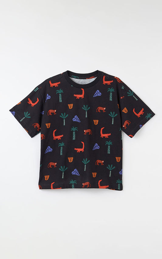 CAMISETA MALHA BIOMA PRETO